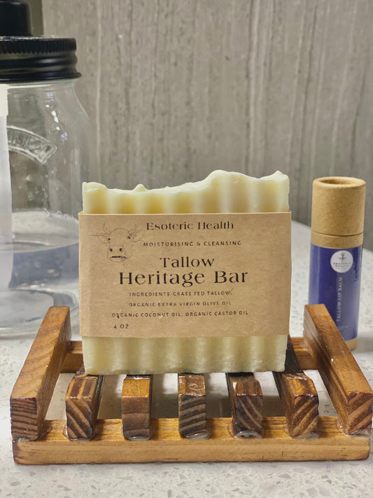 2 Organic Grass Fed Tallow Soap Bars